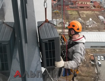 Монтаж кондиционера - промышленные альпинисты - Нижний Новгород